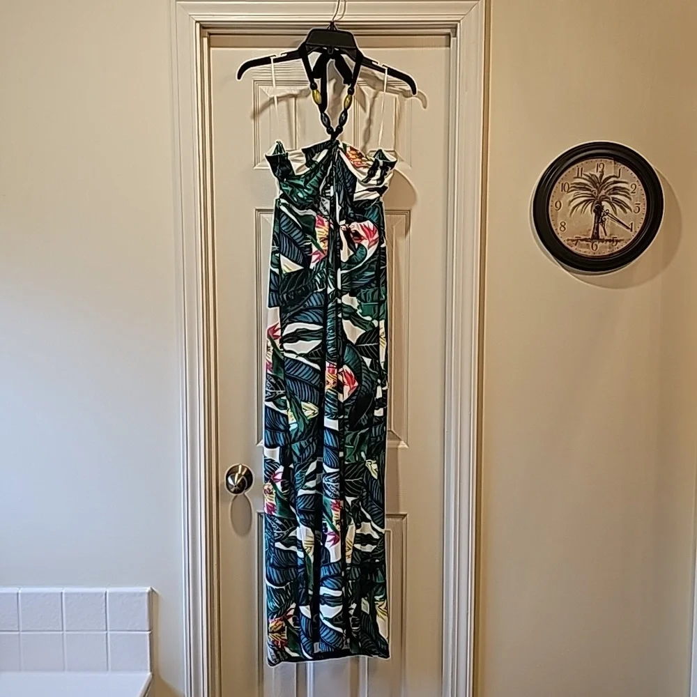 Venus Tropical Maxi Dress Size Medium - Picture 1 of 10